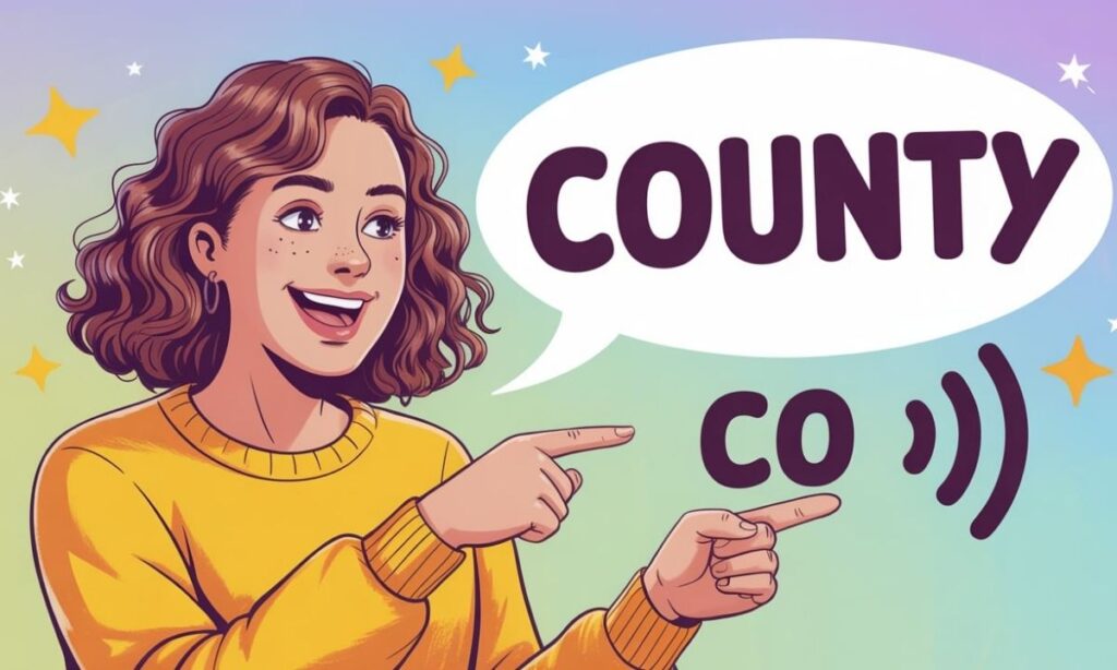 Pronouncing County vs. CO