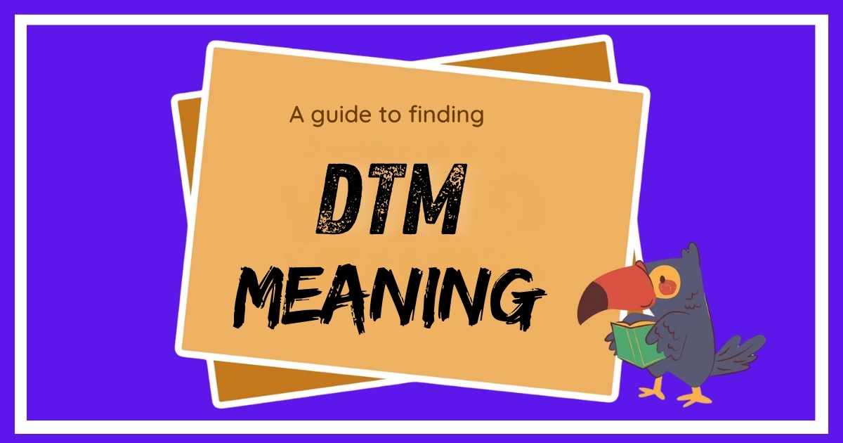 DTM Meaning