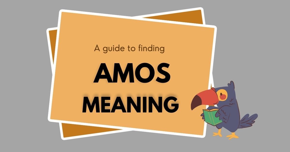Amos Meaning in text