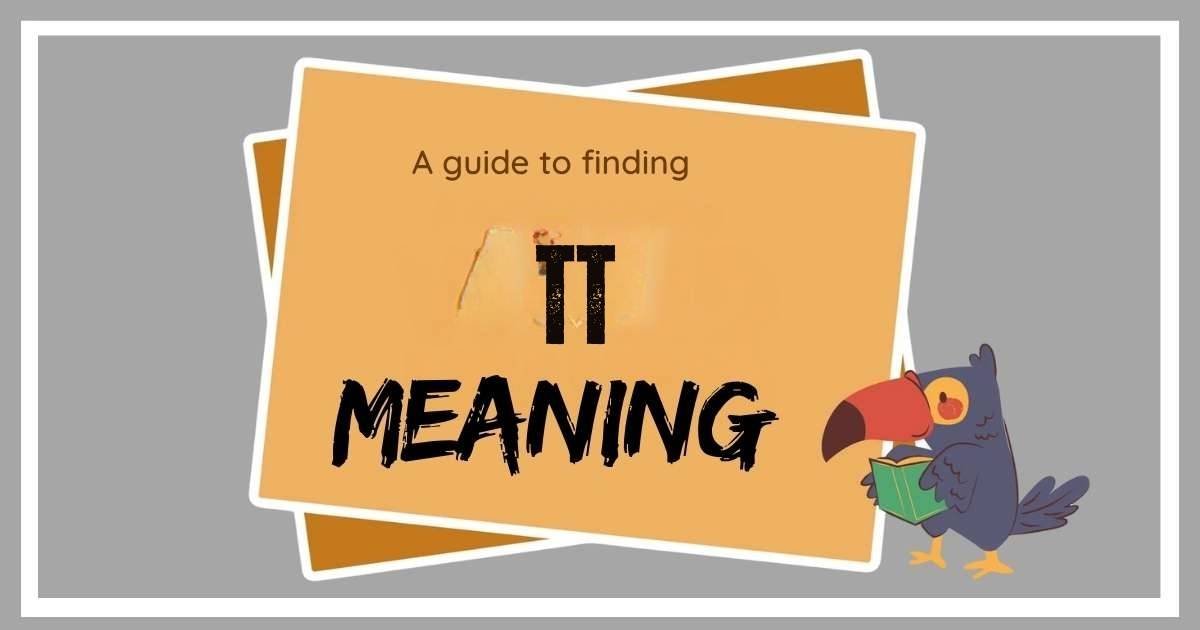 TT Meaning in Text