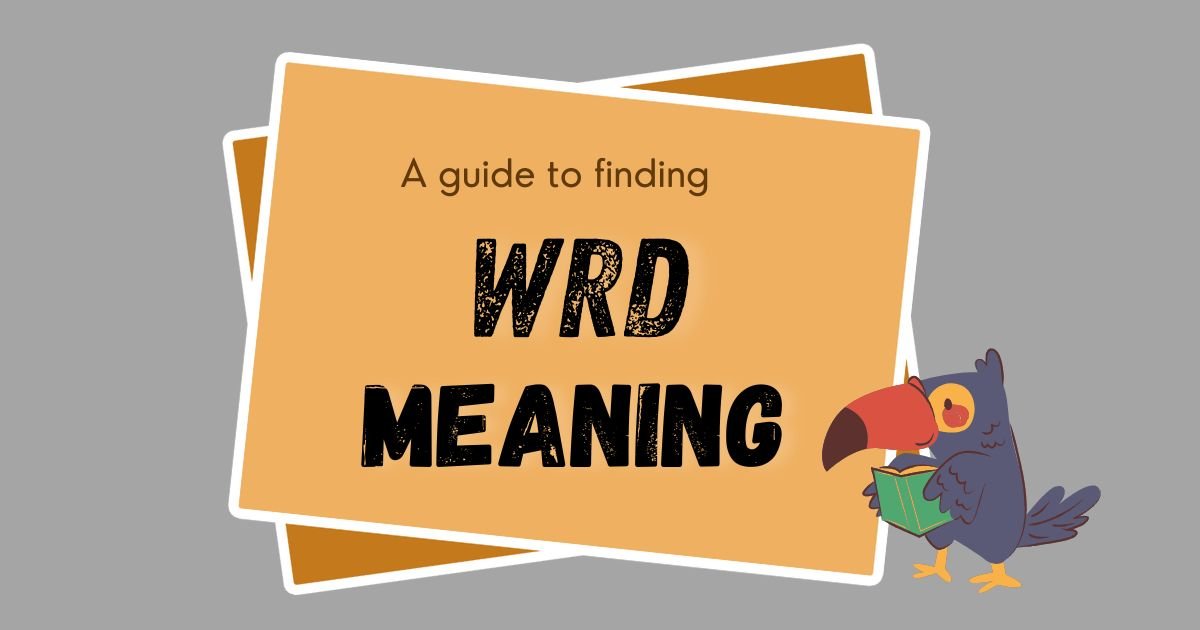 WRD Meaning