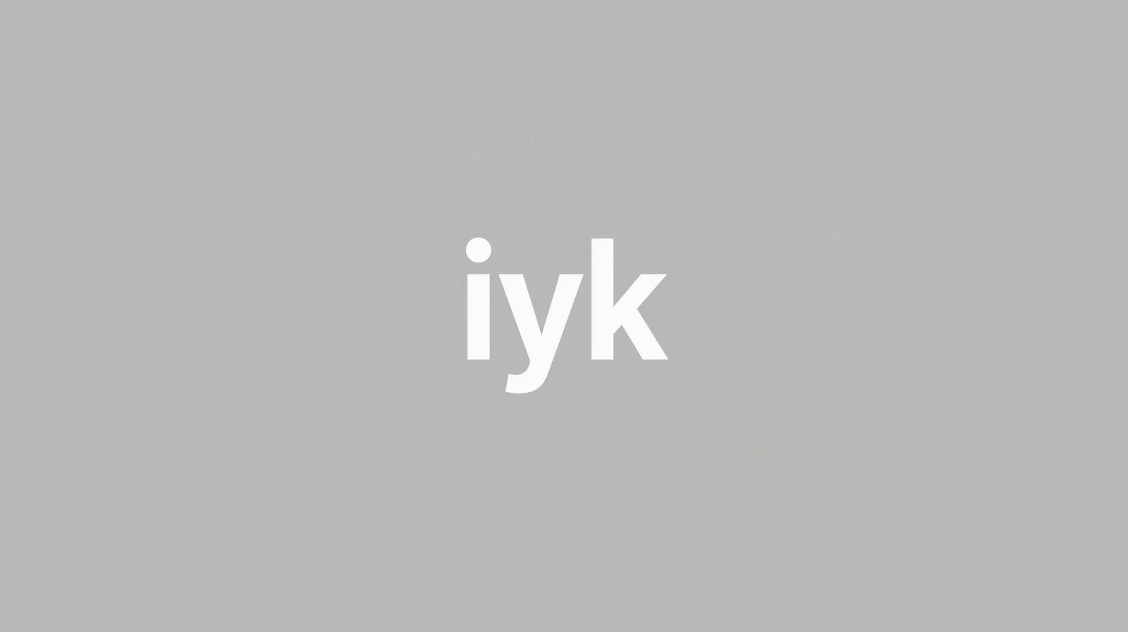 iyk meaning